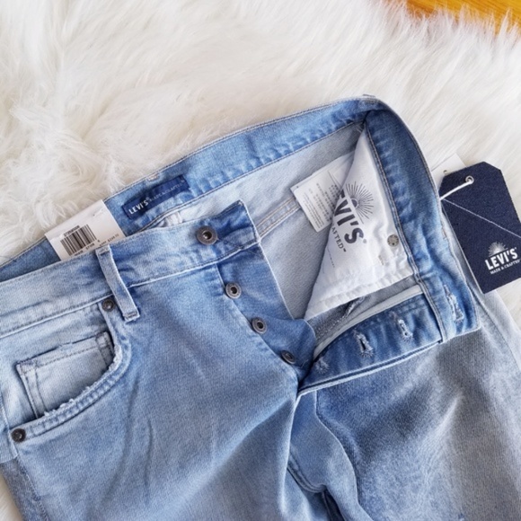 Levi's Slouchy Tapered High Rise Patch Work Jeans - Picture 4 of 8